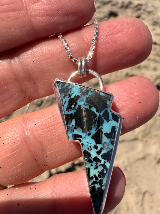 Ithaca Peak Lightning Bolt Necklace | Elemental Energy Collection