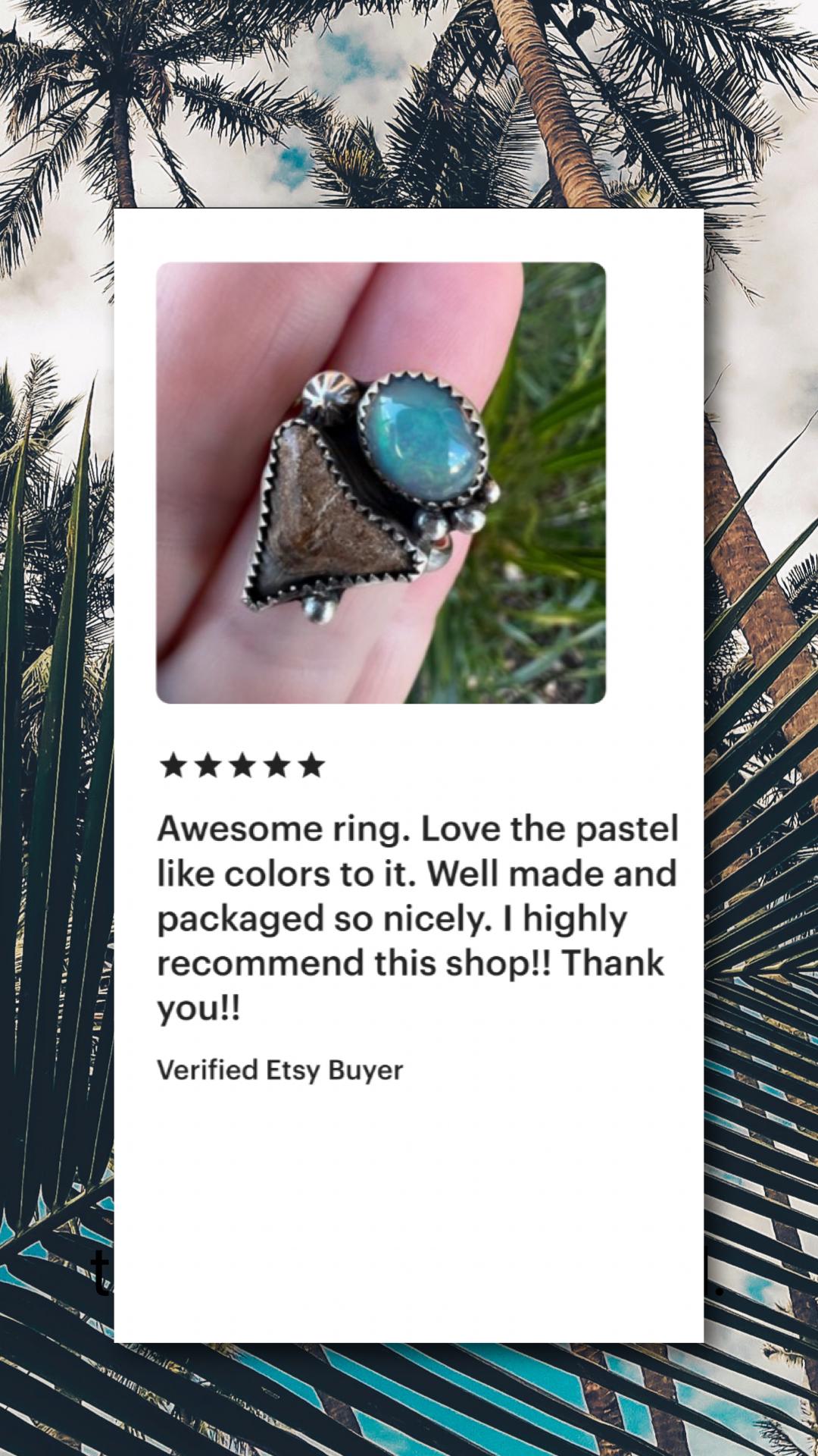 Aquamarine Lightning Bolt Handmade, One-of-a-Kind Inlay Ring in Sterling and Fine Silver - Ready to Ship Approx Size 9 1/4 Ring