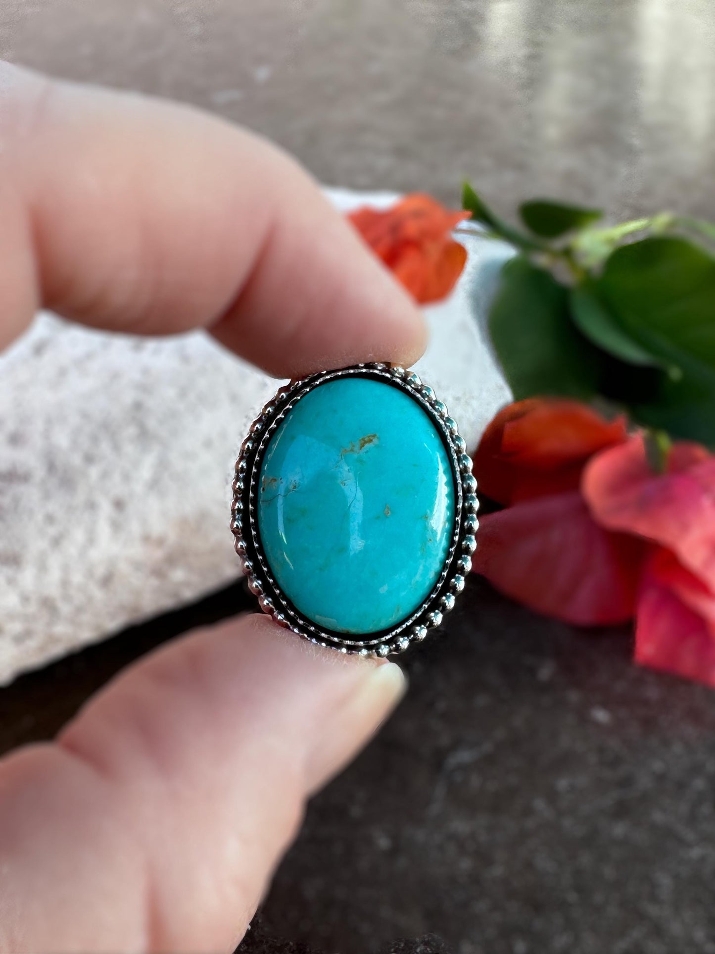 FINISHED TO SIZE Turquoise Ring or Pendant, Sterling Silver Jewelry- Boho Cowgirl, Jewelry, Boho Style, Custom Ring, Kingman Turquoise
