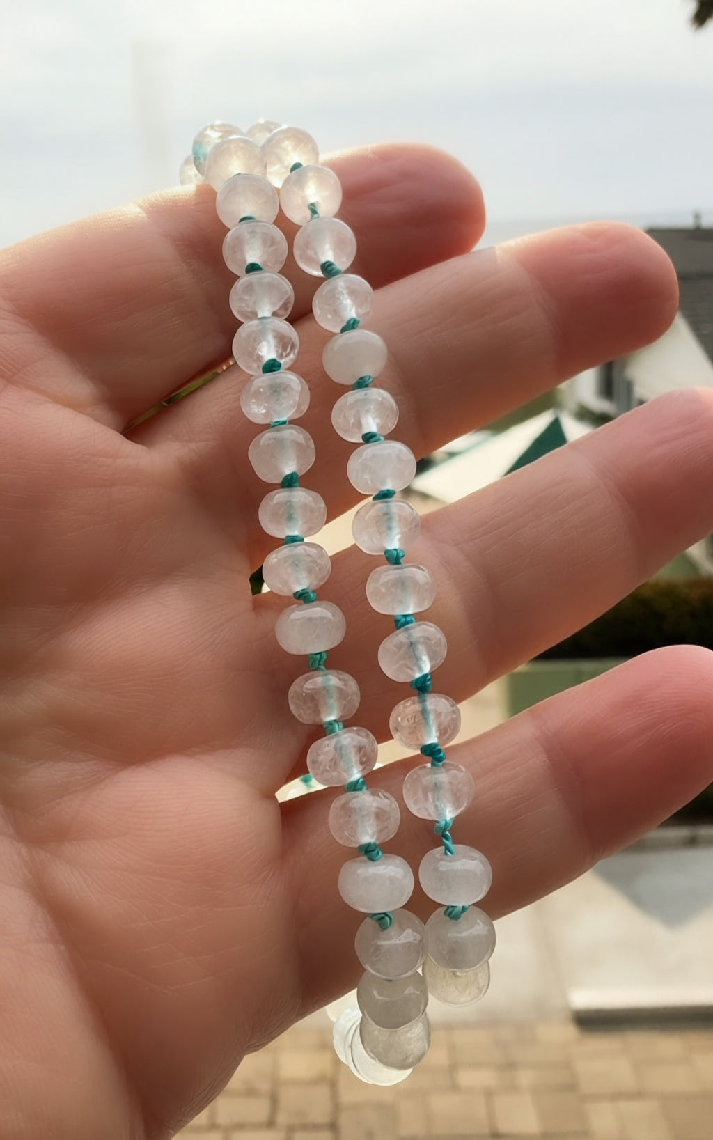 Hand Knotted Candy Jade Necklace