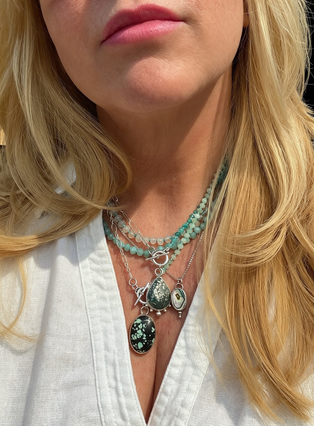 The Strandway | Candy Jade Knotted Silk Necklace