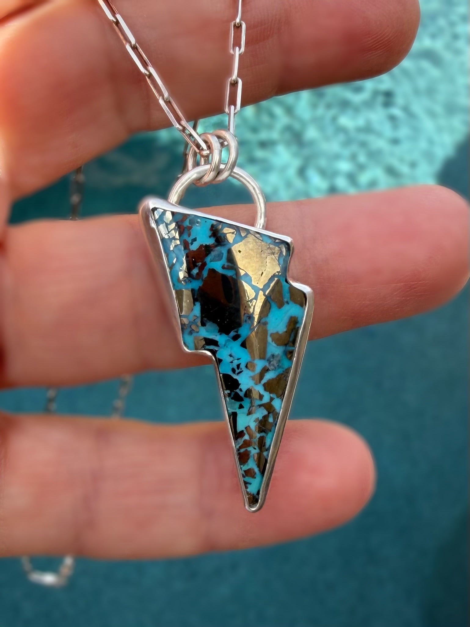 Ithaca Peak Lightning Bolt Necklace | Elemental Energy Collection