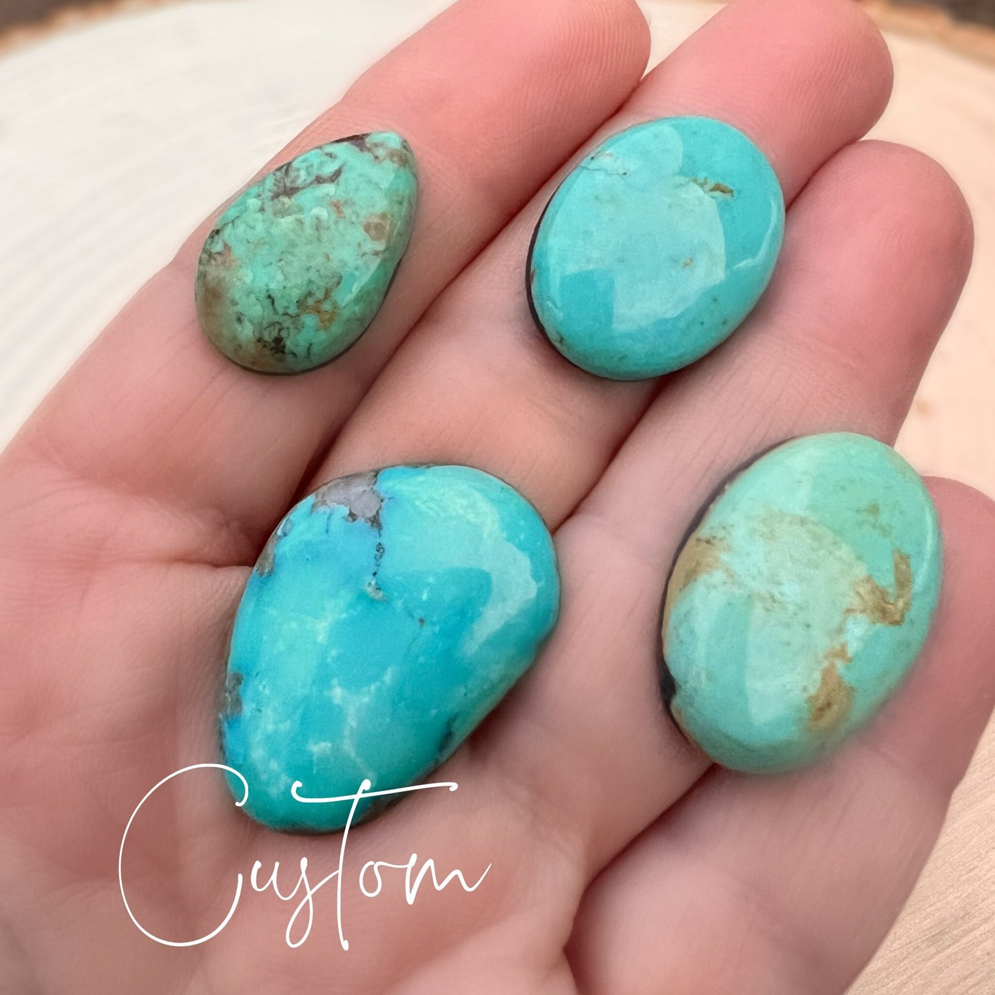 Custom Simple Ring - Choose Your Stone, Style, Finish and Size, Boho Cowgirl, OOAK, Boho Style, Custom Turquoise Sterling Silver Ring