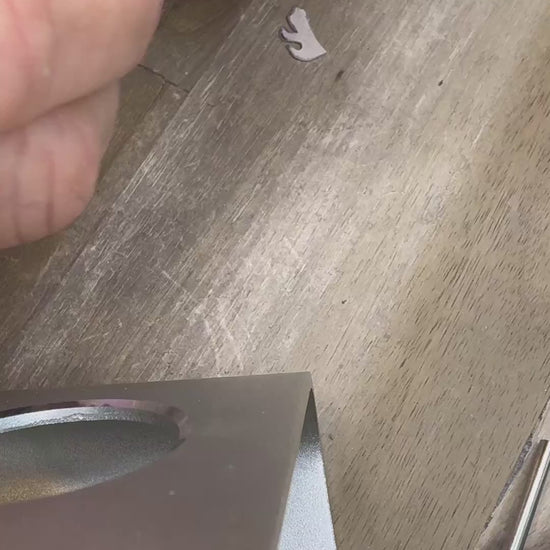 Behind the scenes look at the cuff being made. 