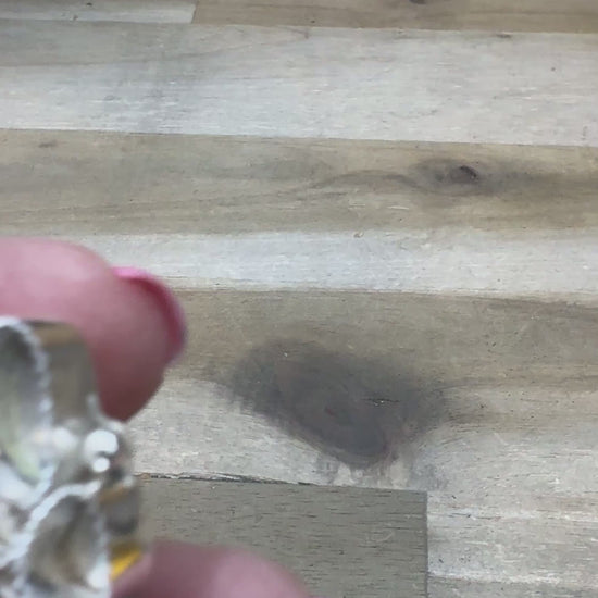 Silver ring behind the scenes - creation process 