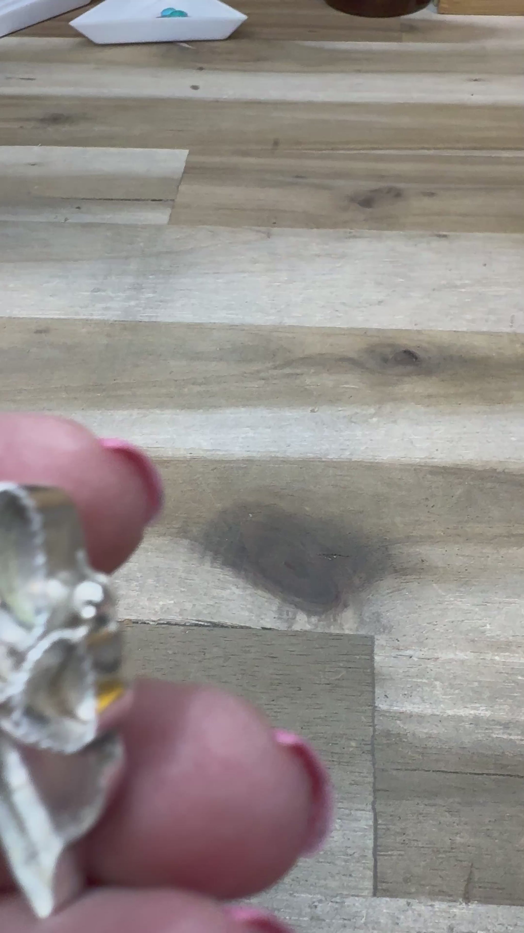 Silver ring behind the scenes - creation process 